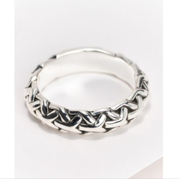 John Hardy Silver Crane Band Ring - Picture 1 of 5
